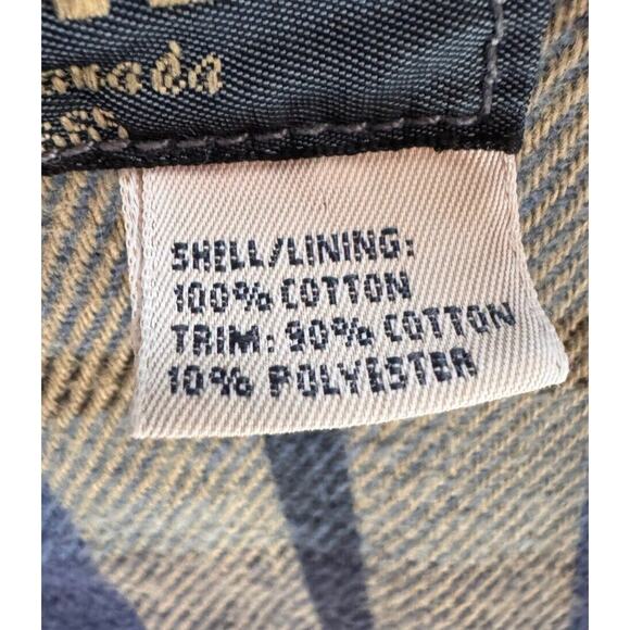 VINTAGE Old Rye Denim Barn Jacket Coat Mens XXL Corduroy Collar Flannel Lined - Picture 2 of 12